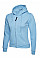 UC505 Sky Ladies Classic Full Zip Hooded Sweatshirt