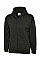 UC506 Black Childrens Classic Full Zip Hooded Sweatshirt