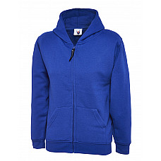 UC506 Royal Childrens Classic Full Zip Hooded Sweatshirt