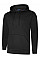 UC509 Black Deluxe Hooded Sweatshirt