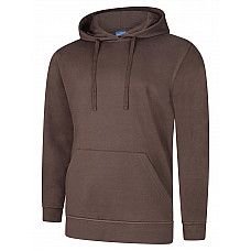 UC509 Brown Deluxe Hooded Sweatshirt