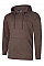 UC509 Brown Deluxe Hooded Sweatshirt