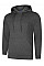 UC509 Charcoal Deluxe Hooded Sweatshirt