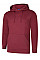 UC509 Maroon Deluxe Hooded Sweatshirt