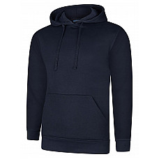 UC509 Navy Deluxe Hooded Sweatshirt