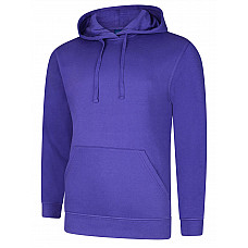 UC509 Purple Deluxe Hooded Sweatshirt