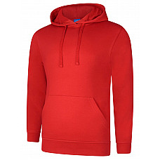 UC509 Red Deluxe Hooded Sweatshirt