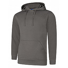 UC509 Steel Grey Deluxe Hooded Sweatshirt