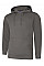 UC509 Steel Grey Deluxe Hooded Sweatshirt