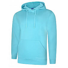 UC509 Turquoise Deluxe Hooded Sweatshirt