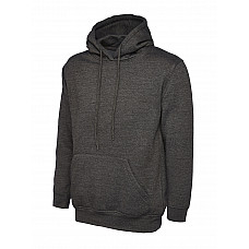 UC510 Charcoal Ladies Deluxe Hooded Sweatshirt