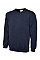 UC211 Navy Ladies Deluxe Crew Neck Sweatshirt