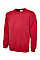 UC211 Red Ladies Deluxe Crew Neck Sweatshirt