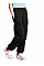 UC521 Black Childrens Jog Bottoms