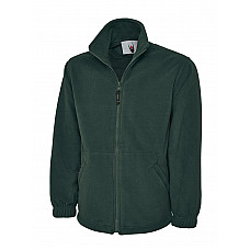 UC601 Bottle Green Heavyweight Full Zip Fleece Jacket