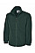 UC601 Bottle Green Heavyweight Full Zip Fleece Jacket