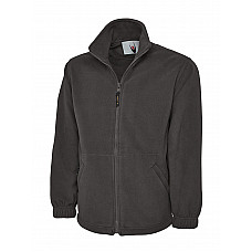 UC601 Charcoal Heavyweight Full Zip Fleece Jacket