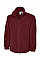 UC601 Maroon Heavyweight Full Zip Fleece Jacket