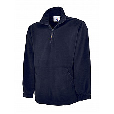 UC602 Navy Classic 1/4 Zip Fleece Jacket