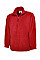 UC602 Red Classic 1/4 Zip Fleece Jacket