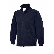 UC603 Navy Childrens Classic Full Zip Fleece Jacket