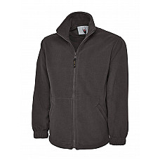 UC604 Charcoal Classic Full Zip Fleece Jacket