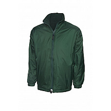 UC605 Bottle Green Classic Reversible Fleece Jacket