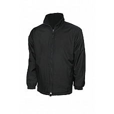 UC605 Black Classic Reversible Fleece Jacket