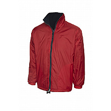 UC605 Red Classic Reversible Fleece Jacket