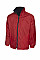 UC606 Red/Navy Childrens Classic Reversible Fleece Jacket