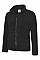 UC608 Black Ladies Classic Full Zip Fleece Jacket