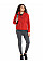 UC608 Red Ladies Classic Full Zip Fleece Jacket