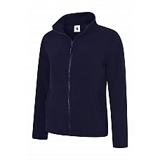 UC608 Navy Ladies Classic Full Zip Fleece Jacket