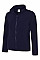 UC608 Navy Ladies Classic Full Zip Fleece Jacket