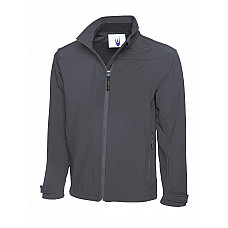 UC611 Light Grey Deluxe Full Zip Soft Shell Jacket