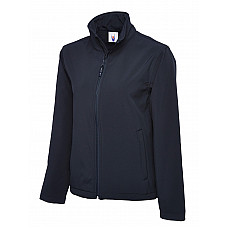 UC612 Navy Classic Full Zip Soft Shell Jacket