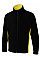 UC617 Black/Yellow Two Tone Full Zip Fleece Jacket