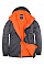 UC621 Deep Grey/Fiery Orange Deluxe Outdoor Jacket