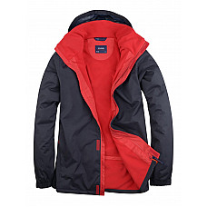 UC621 Navy/Red Deluxe Outdoor Jacket