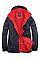 UC621 Navy/Red Deluxe Outdoor Jacket