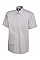 UC702 Silver Grey Mens Pinpoint Oxford Half Sleeve Shirt