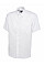 UC702 White Mens Pinpoint Oxford Half Sleeve Shirt