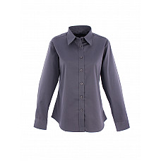 UC703 Charcoal Ladies Pinpoint Oxford Full Sleeve Shirt