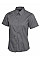 UC704 Charcoal Ladies Pinpoint Oxford Half Sleeve Shirt