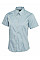 UC704 Light Blue Ladies Pinpoint Oxford Half Sleeve Shirt