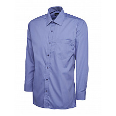 UC709 Mid Blue Mens Poplin Full Sleeve Shirt