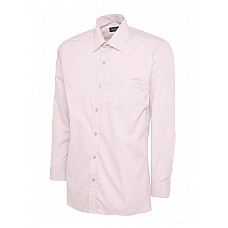 UC709 Pink Mens Poplin Full Sleeve Shirt