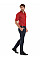 UC710 Red Mens Poplin Half Sleeve Shirt