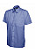 UC710 Mid Blue Mens Poplin Half Sleeve Shirt