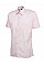 UC710 Pink Mens Poplin Half Sleeve Shirt